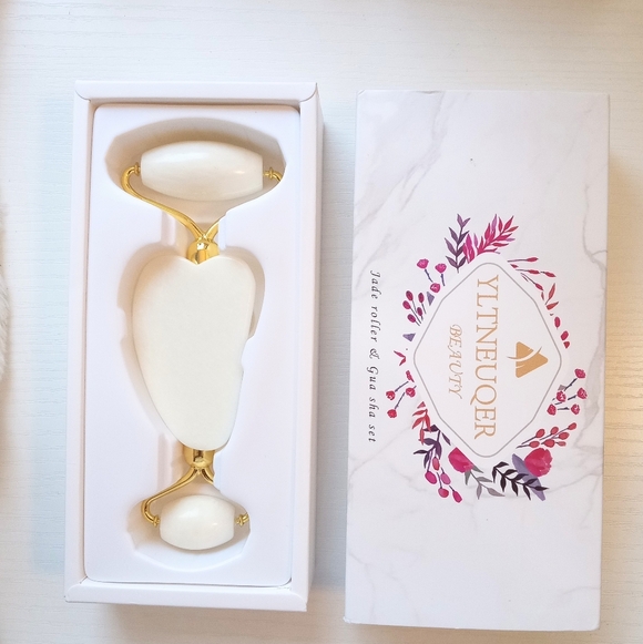 Other - Jade Facial Roller Gua Sha Set